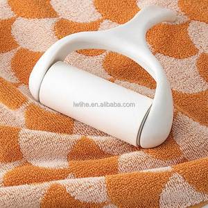Serviette de bain moderne en coton jacquard écologique, douce, idéale pour la maison et la plage, très absorbante, forme carrée - Product Image 4