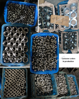 Colliers métalliques à anneau fendu en acier inoxydable plaqué zinc de 10 mm et 22 mm, personnalisés, marque OEM