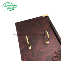 Bois Matériel Bureau Stockage Usine Personnalisé En Bois De Luxe Brillant Laque Table Calendrier Stand Arabe Ramadan Décoration
