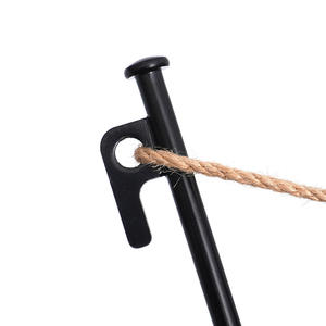 Estacas de acero para tiendas de campaña de 20 cm, 25 cm, 30 cm, 35 cm, 40 cm, estacas para suelo de campamento al aire libre, para desierto, montañas, praderas y tierras fangosas - Product Image 3