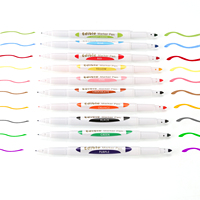 10 couleurs Double tête comestible encre marqueur stylo pour gâteau décoration alimentaire stylo deux conseils
