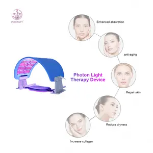 Professionele Pdt Licht Led Lichttherapie Apparatuur 7 Kleur Pdt Foton Therapie Gezichtsmasker