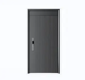 LangGou Aluminum Alloy Surface Vertical Hinged Door Anti--theft Gate Door Open Direction can be Customized