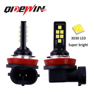 QIDEWIN LED Fog Lights H3 30SMD High Brightness Car Front Light 6000LM 12-24V - Product Image 4