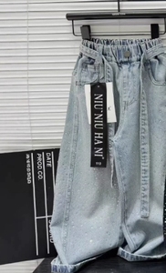 Pantalones Casuales de Alta Calidad para Niños, Ropa para Adolescentes, Jeans de Mezclilla para Niños, Pantalones Anchos - Product Image 4