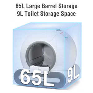 Caja de Arena Inteligente <span class=keywords><strong>para</strong></span> Gatos, Autolimpiable, Fácil de Limpiar, Caja de Arena Inteligente sin Necesidad de Recoger, en Oferta - Product Image 4