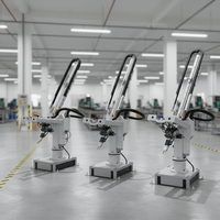 Robot manipulateur pneumatique Xiangwei 1200*700*650mm à bras oscillant pour injection industrielle, ramasseur de gouttières incliné, PLC IP67/IP65