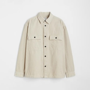 เสื้อเชิ้ตคอร์ดูรอยแขนยาวผู้ชายแบบมีกระเป๋าหน้าสั่งทำขายส่ง - Product Image 5