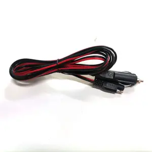 3M 12V Cigarette Lighter Plug to SAE Quick Release Adapter Extension Charging Cable cord With Fuse and LED Light 16AWG