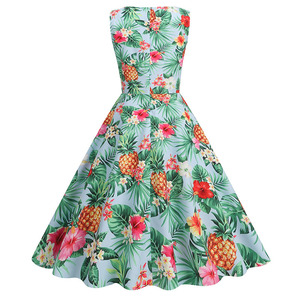 <strong>Plus</strong> <strong>Size</strong> Elegant Womens Floral Print <strong>Dress</strong> Evening Party Casual <strong>Dress</strong> Summer Sleeveless <strong>Flower</strong> Sundress - Product Image 2