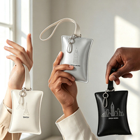 Pochette en cuir personnalisée avec logo, pendentif diffuseur d'arômes, désodorisant sans flamme, diffuseur de coton parfumé pour voiture, chambre et armoire