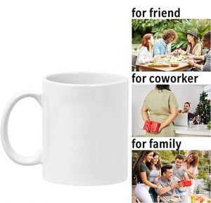 AI-MICH Promotional Wholesale 11oz Stainless Steel Core Heart Shaped White Sublimation Coated Cute Ceramic <b>Mug</b> Custom Logo - Product Image 5