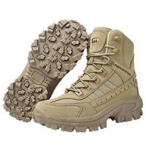 Botas de senderismo deportivas para hombre, de caña alta, antideslizantes, para caminar al aire libre, estilo casual, tallas grandes 35-46, zapatos de seguridad para senderismo. - Product Image 4