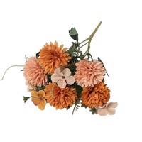 AYOYO Boules de fleurs artificielles en soie, chrysanthèmes et roses, fabriquées à la main, écologiques, pour la décoration de mariage, utilisation intérieure et extérieure