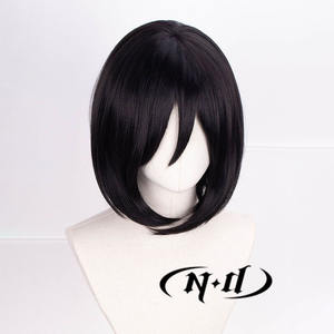 วิกผมคอสเพลย์ ND มิคาสะ แอคเคอร์แมน อนิเมะ Attack on Titan สีน้ำตาลอ่อน แบบมีเชือกผูก ความหนาแน่น 130% ทนความร้อน เหมาะสำหรับงานคอมมิคคอน คอสเพลย์ และงานปาร์ตี้ - Product Image 5