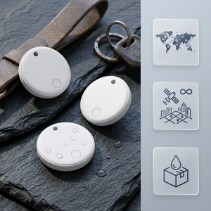 Rastreadores GPS AirTags para tarjetas, paquete de 4, 2 tarjetas, nombre, antirrobo, carbono, SmartFinder, similar a Mini <span class=keywords><strong>ATUVOS</strong></span>, Kofferanhänger Pro - Product Image 1