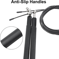 Corde à sauter réglable de vitesse de sport de roulement à billes de pivot de 360 degrés de forme physique
