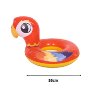 Bonne qualité enfants flotteur d'eau jouets perroquet Toucan forme animale anneau de bain piscine flotteur gonflable anneau de natation pour les enfants