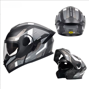 <span class=keywords><strong>Casco</strong></span> de Motocicleta Modular ABS Nuevo con Logotipo Personalizado, Venta al Por Mayor Directa de Fábrica, Aprobado por DOT, Garantía de 1 Año, Forro de Algodón - Product Image 2