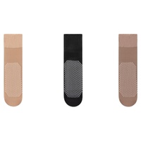 2546 Chaussettes courtes décontractées pour hommes, à ouverture large, avec revers ample, absorbant la transpiration et antidérapantes