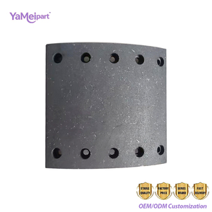 Doublure de <span class=keywords><strong>frein</strong></span> pour camion lourd WVA 19094 420x200mm 10 trous pour camions DAF, Benz, Iveco, Man P, G, R, série <span class=keywords><strong>4</strong></span> - Product Image 1