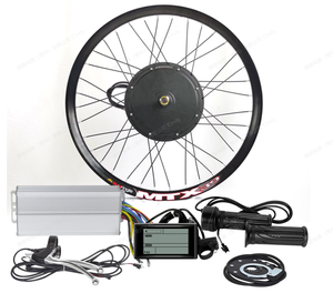 Kit moteur de moyeu de vélo électrique 36v 500w/1000w/3000w pour accélérateur de pouce d'affichage LCD avant arrière avec batterie au lithium d'alimentation - Product Image 4
