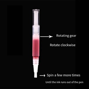 Envase Profesional de Plástico para Maquillaje, Mini Tubo Giratorio Vacío para Cosméticos, 2 ml, Aceite Nutritivo para Uñas, Brillo Labial, Líquido para Embarazo - Product Image 3