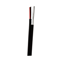 G657A FTTH GYXFTY 2-Core Outdoor Optic Fiber Cable Drop Cable with Steel and Power Wire Zhejiang Origin for Communication