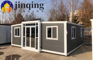 すぐに住める40フィート、20フィートのプレハブ移動式モダン拡張可能コンテナハウス、2、3、4、5ベッドルームプレハブヴィラ、ポータブルホーム - Product Image 3