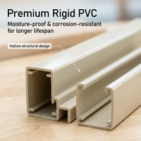 PVC 맞춤형 완벽 매칭 홈 프로파일 경질 플라스틱 소재 난연성 노화방지 무광 마감 일체형
