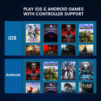 GameSir X2S BT Contrôleur de jeu sans fil extensible Bouton Hall Compatible avec Android, iOS et PC