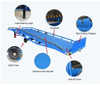 Plateforme élévatrice hydraulique de 6 à 25 tonnes, rampe de quai, niveleur, rampe de chargement de conteneurs pour entrepôt logistique