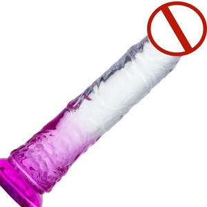 Dildos para Mujeres Personalizables, Impermeables, de Material TPE Seguro, Sin Vibración, Transparentes, Realistas, con Ventosa, Ecológicos - Product Image 2