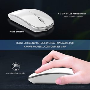 เมาส์บ<span class=keywords><strong>ลู</strong></span><span class=keywords><strong>ทู</strong></span><span class=keywords><strong>ธ</strong></span>สำหรั<span class=keywords><strong>บ</strong></span>แล็ปท็อป,สำหรับ iPad Pro และ iPad Air MacBook Pro MacBook Air เมาส์ไร้สายสำหรั<span class=keywords><strong>บ</strong></span>แล็ปท็อป Mac MacBook Chromebook Win8/10 - Product Image 6