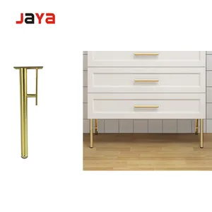 Pied de meuble moderne en bois OEM pour Table en fonte, pied de meuble remplaçable, en or, 25cm, nouveauté