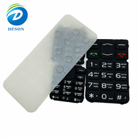 Deson Clavier à membrane à bouton-poussoir en caoutchouc de silicone avec clavier de circuit de sortie PET