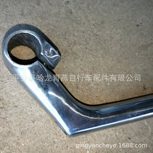 Aluminum Gooseneck Stem 25.4mm Steerer Tube 28.1-29.5mm <b>Clamp</b> Foldable Bicycle for Machined Lightweight No Color - Product Image 3