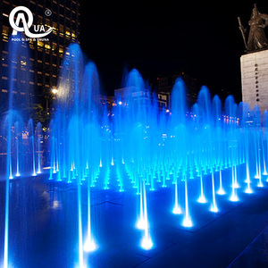 Fontaine interactive à LED Water Crown Dry Fountain avec capteurs de mouvement pour les places publiques, les aires de jeux et les paysages commerciaux - Product Image 1