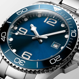 Dive Style Mechanical Watch with Rotating Bezel and Stainless Steel Bracelet for Sports and Casual Activities Longinesing - Product Image 6