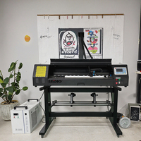 Plotter de Corte Láser para Vinilo Adhesivo de Guangzhou, Plotter de Corte de Vinilo Termotransferible de Alta Velocidad