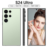 Gran Oferta: S24 Ultra 12+256GB/512GB, Teléfono Inteligente Samsung Original 4G Desbloqueado, Celulares a Precio Económico