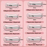 Pesas Ajustables para Muñeca y Tobillo, Acolchadas y Suaves, 1 Pieza, para Correr, Caminar, Fitness y Entrenamiento de Fuerza