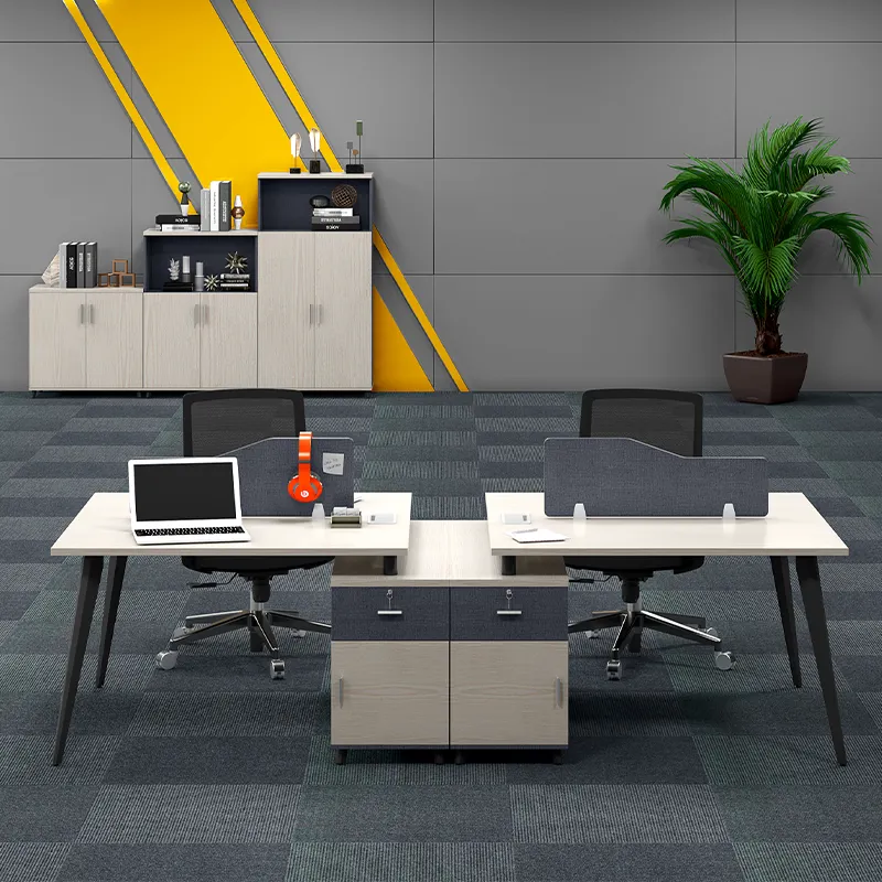 Meja Staf Stasiun Kerja Kantor Modern Kantor Kantor Furnitur Stasiun Kerja Kubus