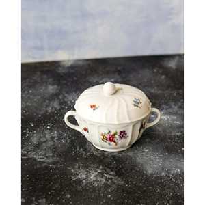 Soupière en porcelaine Ginori Mini avec un design floral luxueux, bol à soupe en céramique pour la vaisselle, matériau en mélamine - Product Image 3