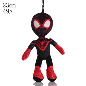 EN STOCK Meilleures ventes Peluches Kawaii <span class=keywords><strong>Miles</strong></span> <span class=keywords><strong>Morales</strong></span> Spiderman 8 pouces pour machine à griffes Cadeau de fêtes - Product Image 1