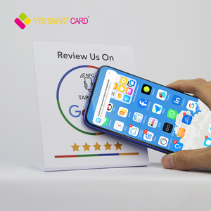 Yts Chất lượng cao tùy chỉnh lập trình mã QR phương tiện truyền thông xã hội nhựa trả tiền xem xét NFC đứng <span class=keywords><strong>Google</strong></span> xem xét tấm thẻ kinh doanh - Product Image 4