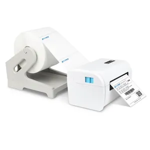 Thermal Shipping Label Printer 4 inch Width Thermal Sticker Printer With Free Paper Stand Print 4x4 4x6 inch Label