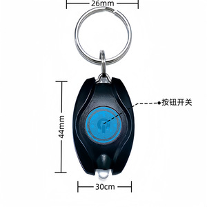 LED llavero linterna Mini LED llavero <span class=keywords><strong>Luz</strong></span> Portátil Ultra brillante batería alimentado llavero antorcha - Product Image 6