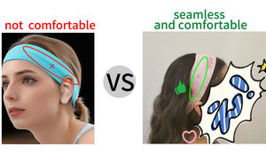 Benutzer definierte rutsch feste Yoga Sport Schweiß Stirnband Fitness personal isierte Schweiß band Laufen elastische Sport Stirnband - Product Image 5