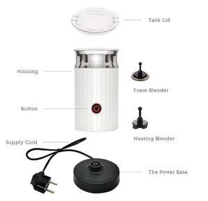 Macchina Multifunzione per Cappuccino, Riscaldatore Elettrico Automatico per Caffè e Latte, Montalatte per Schiuma Calda e Fredda, per <span class=keywords><strong>Artisti</strong></span> del Caffè Fai-da-Te - Product Image 2